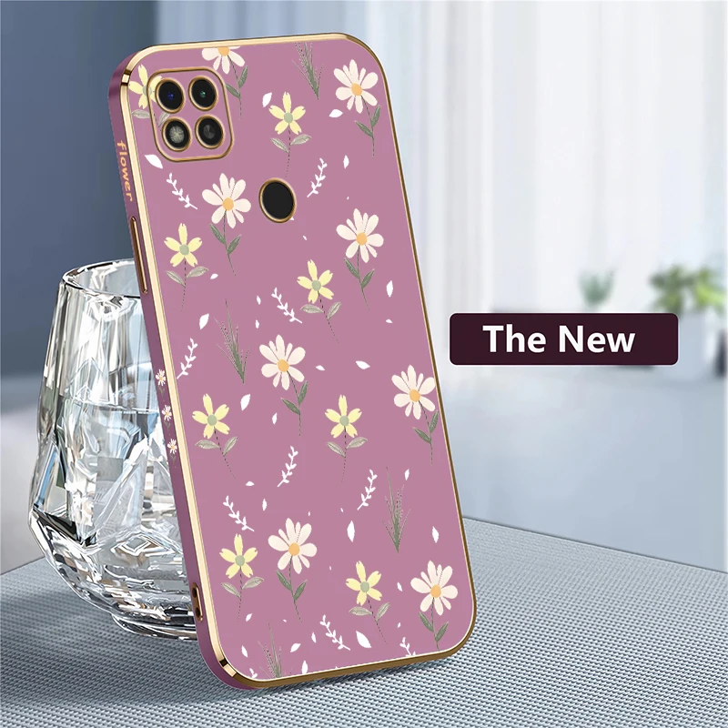 Милый чехол с мультяшным цветочным узором для Xiaomi Mi 10T Pro противоударная задняя