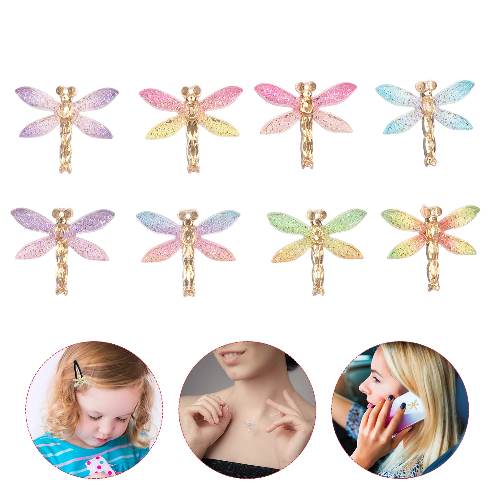

Dragonfly Resin Charms Charm Diy Suppliesflatback Accessoriescolorful Ornamentsadornment Adornments Embellishments Crafts