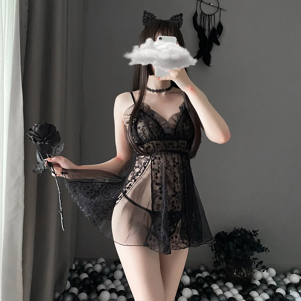 

Женское сексуальное нижнее белье, слинг полая Пижама, кружевные стринги, соблазнительное нижнее белье, Лидер продаж, частная ночная рубашка...