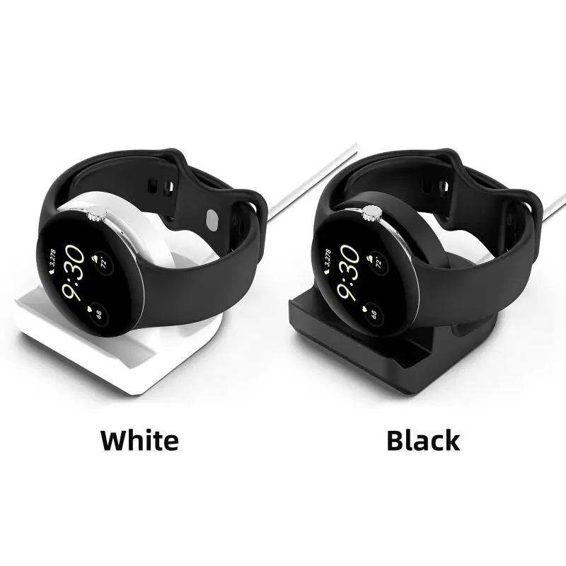 

Настольный кронштейн для Google Pixel Watch, силиконовая подставка для зарядного устройства для Google Pixel Watch, Зарядная база, аксессуары для умных часо...