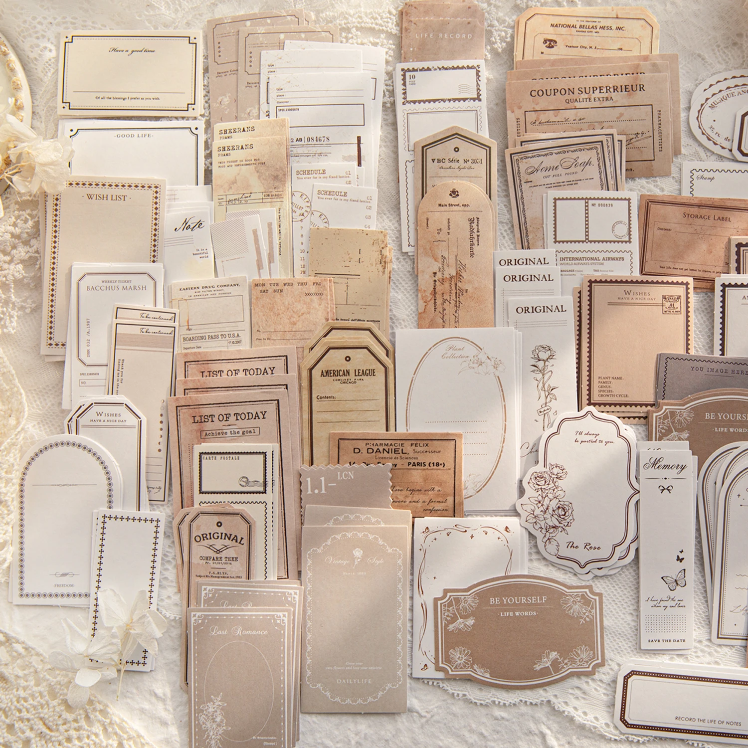 Винтажная бумага для скрапбукинга JIANQI