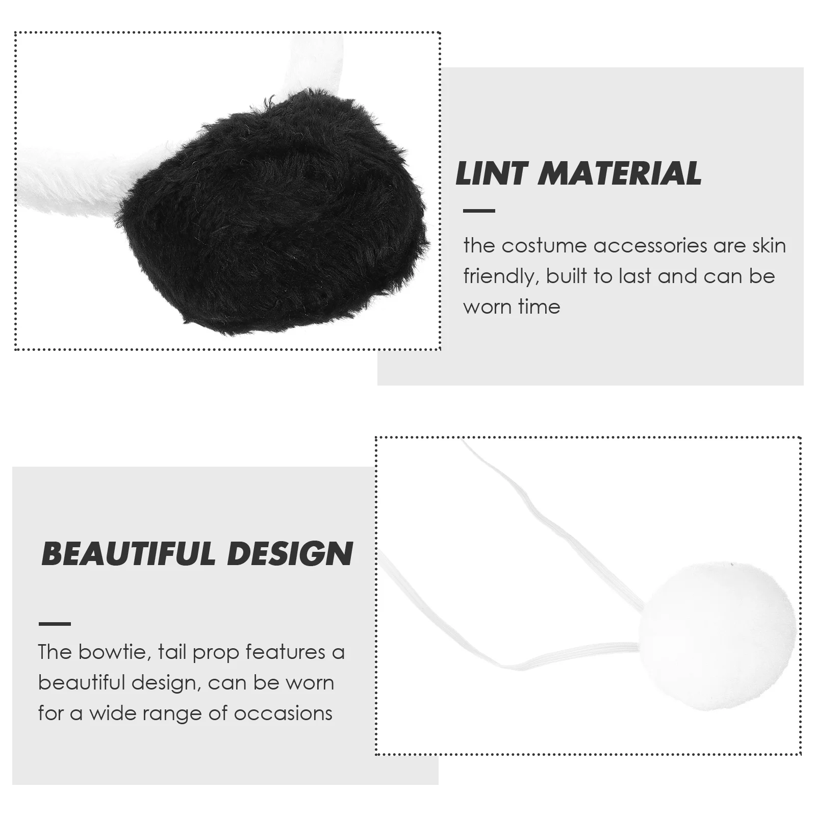 Реквизит детский костюм кролика карнавальный животного фланелевая повязка на