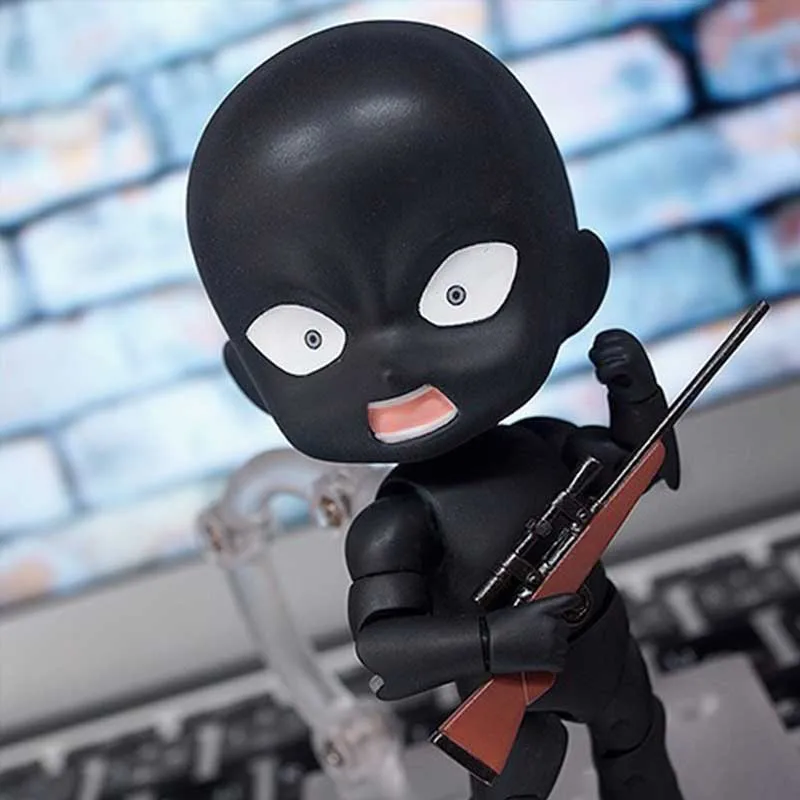 Фото Коллекционная подвижная фигурка GSC Nendoroid 878 Детектив Конан Ханнин, аниме-персонаж, подарок для фанатов, хит продаж №5