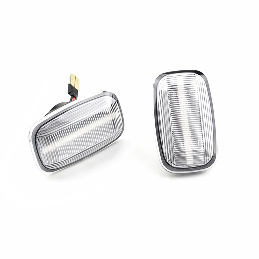 2x светодиодная динамическая/Обычная вспышка боковой маркер указатель поворота
