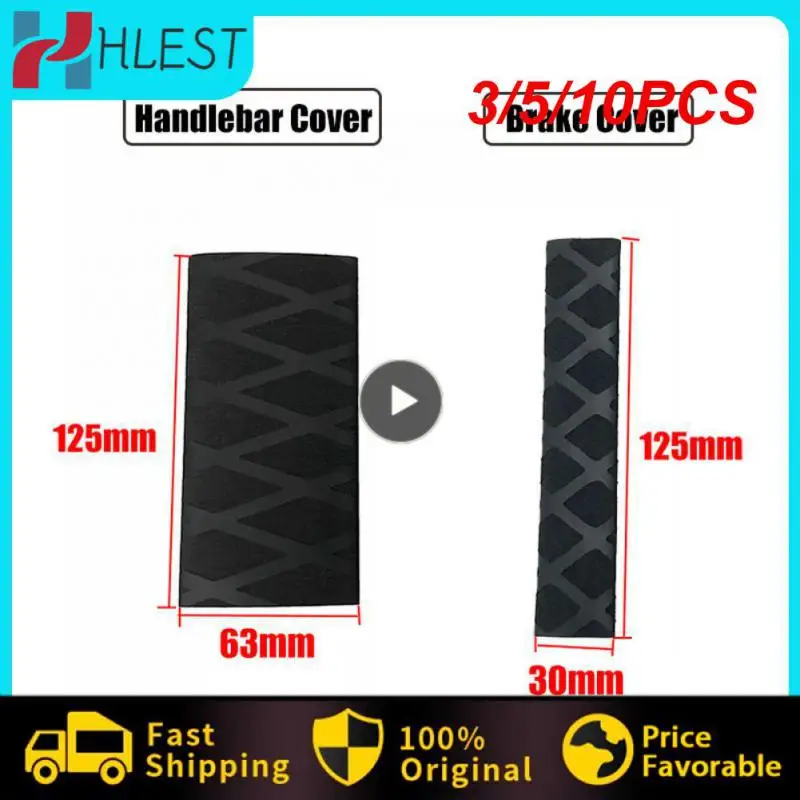 

3/5/10PCS Universal Non-slip Heat Shrink Grip Rubber Handle Rubber Sleeve Motorcycle Heat Shrinkable Non-slip High Quality