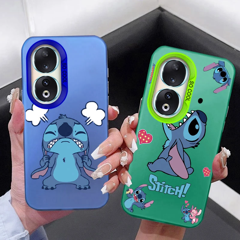 Чехол для телефона Cute Stitch Couple Honor 200 Pro Lite X9a X8a X7a 90 70 X8b 5G Cartoon задняя крышка из ТПУ