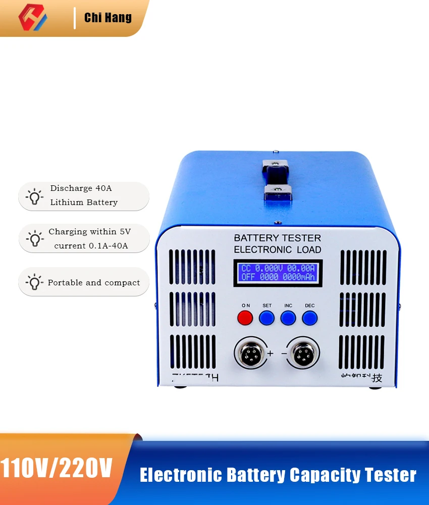 

EBC-A40L Electronic Battery Capacity Tester 10V/220V 200W Charge/Discharge 40A Lithium Battery Capacity Tester