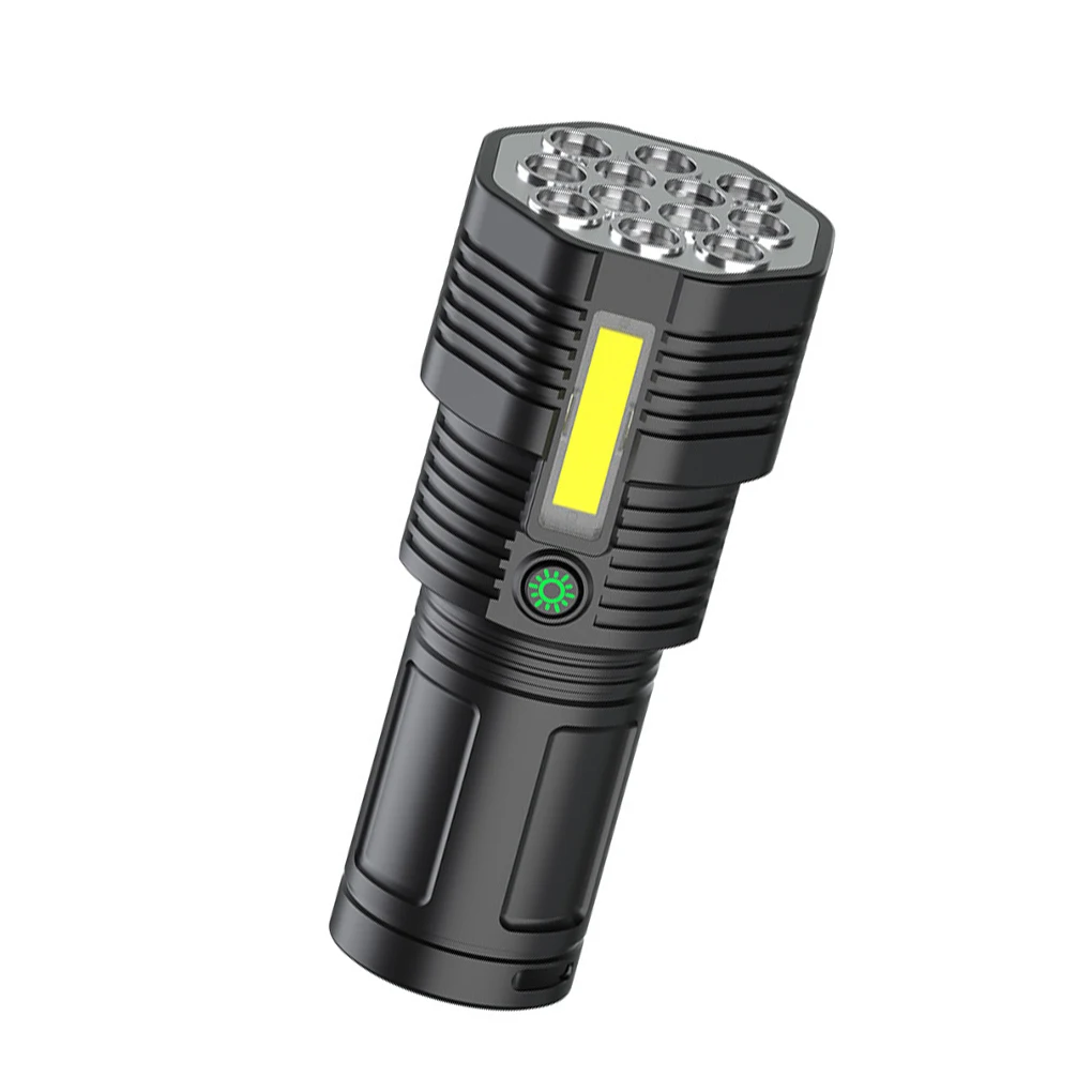 

USB Перезаряжаемый фонарик, портативный фонарик, водонепроницаемый регулируемый фонарь, яркий фонарь для походов, для улицы, походов, ночног...