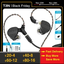 TRN Mars Hifi In-Ear Earphone  Triple Hybrid 1DD + 1BA + 1Vibration Driver Wired DJ Monitors  Headset  TRN Official Store