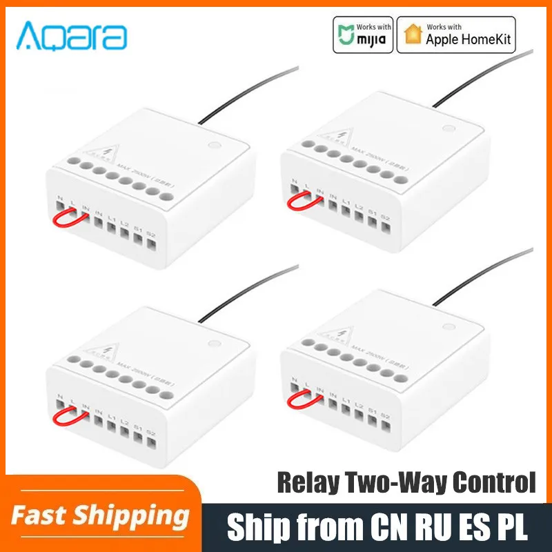 Реле Xiaomi двухсторонний модуль управления беспроводной контроллер Zigbee