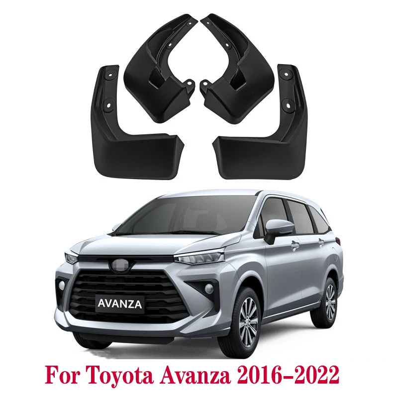 

Car Fender Mud Flaps For Toyota Avanza 2016-2022 2017 2018 2019 Splash Guards MudFlaps Front Rear Mudguards Auto Accessories