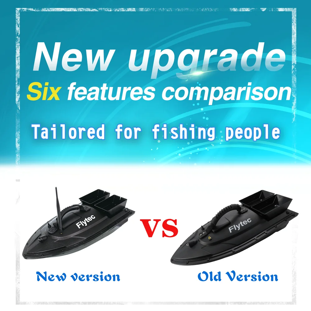 Радиоуправляемая лодка Flytec 2011-5 Эхолот Рыболовная 1 5 кг 500 м Пульт дистанционного