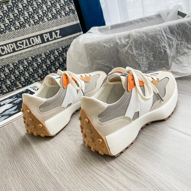 

Damyuan Casual Sneakers Women Fashion Comfortable Platform Vulcanize Sports Shoes Lace Up Flats Footwear Ladies Summer Shoes