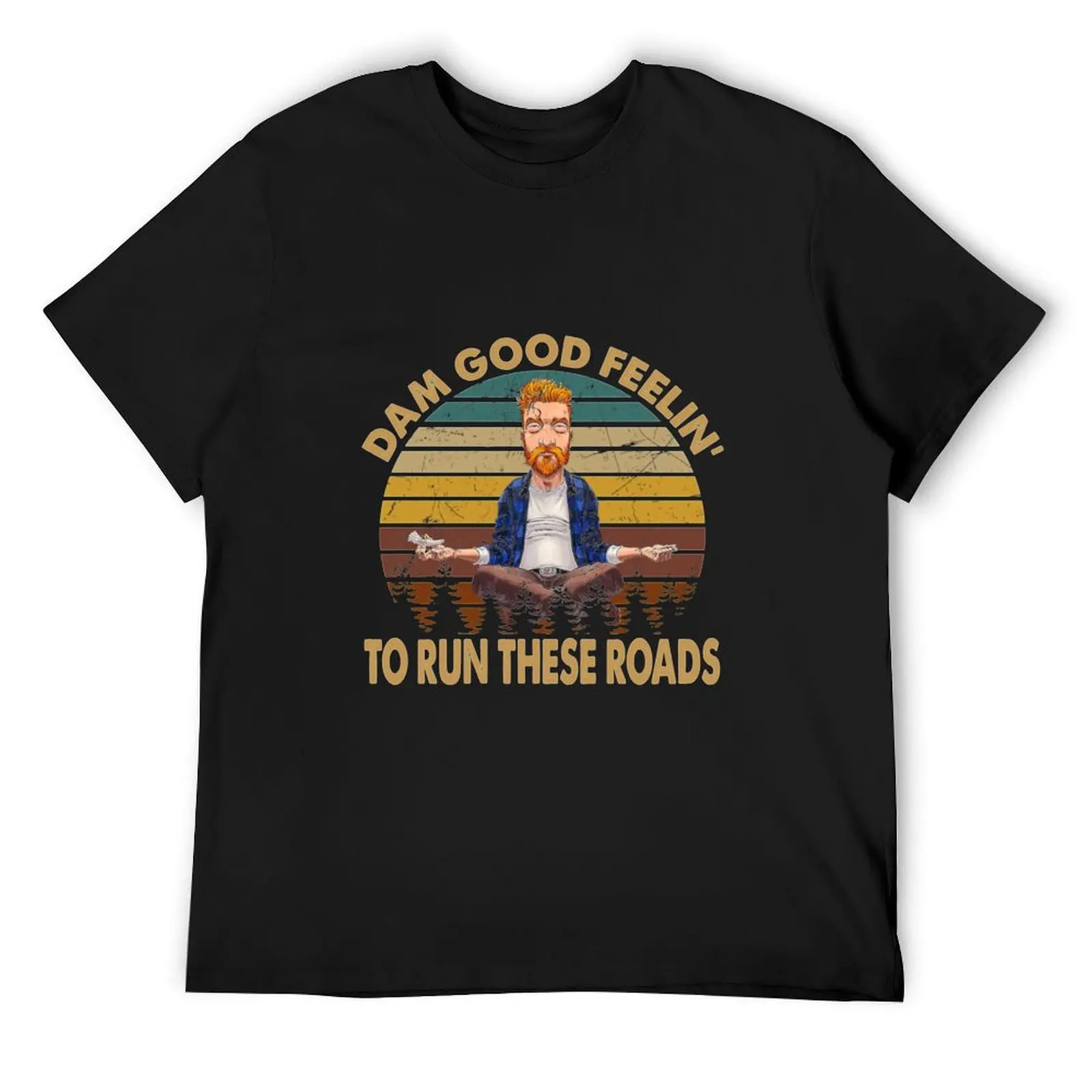 Ретро Dam Good Feelin To Run These Road Tyler Darling Childers Футболка винтажная одежда для мальчика
