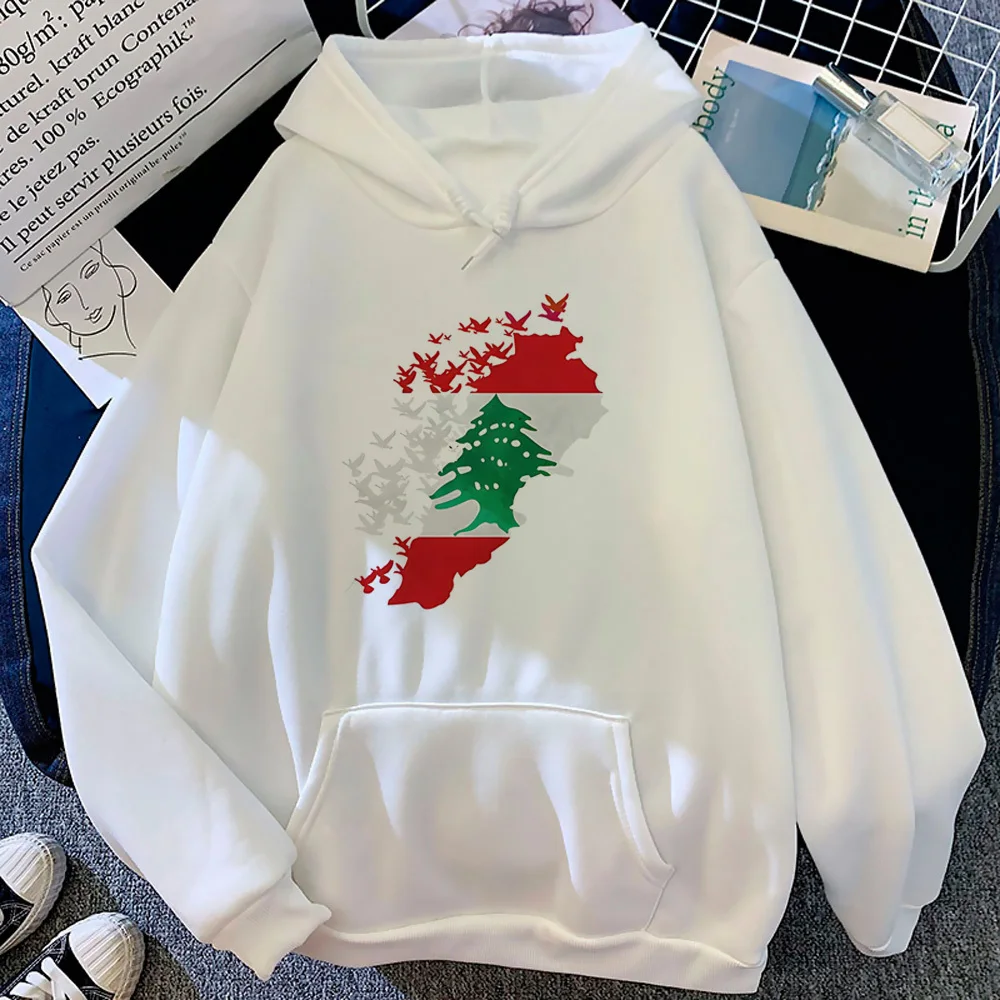 Lebanon hoodie Y2K funny athleisure pattern soft fabric printed design teen hoddie modern style