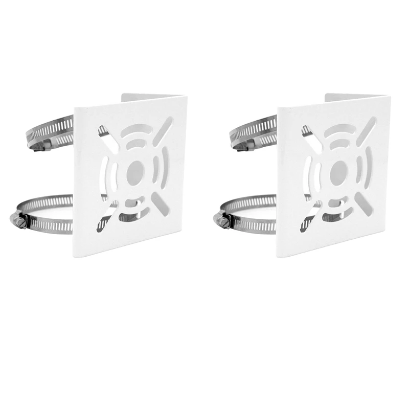 

New 2X Universal Vertical Pole Mount Adapter, With 4 Loops, Wall Mounting Loop Bracket