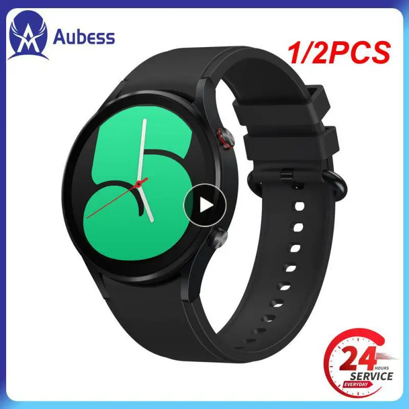 

1/2PCS Smart Watch Men Women Voice Assistant Health Monitor Call 70+ Sport Mode Waterproof Smartwatch For Galaxy Watch