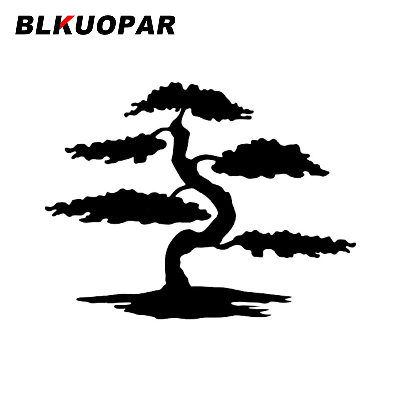 

BLKUOPAR бонсай, графические автомобильные наклейки с изображением деревьев и растений, устойчивые к царапинам солнцезащитные наклейки, индив...