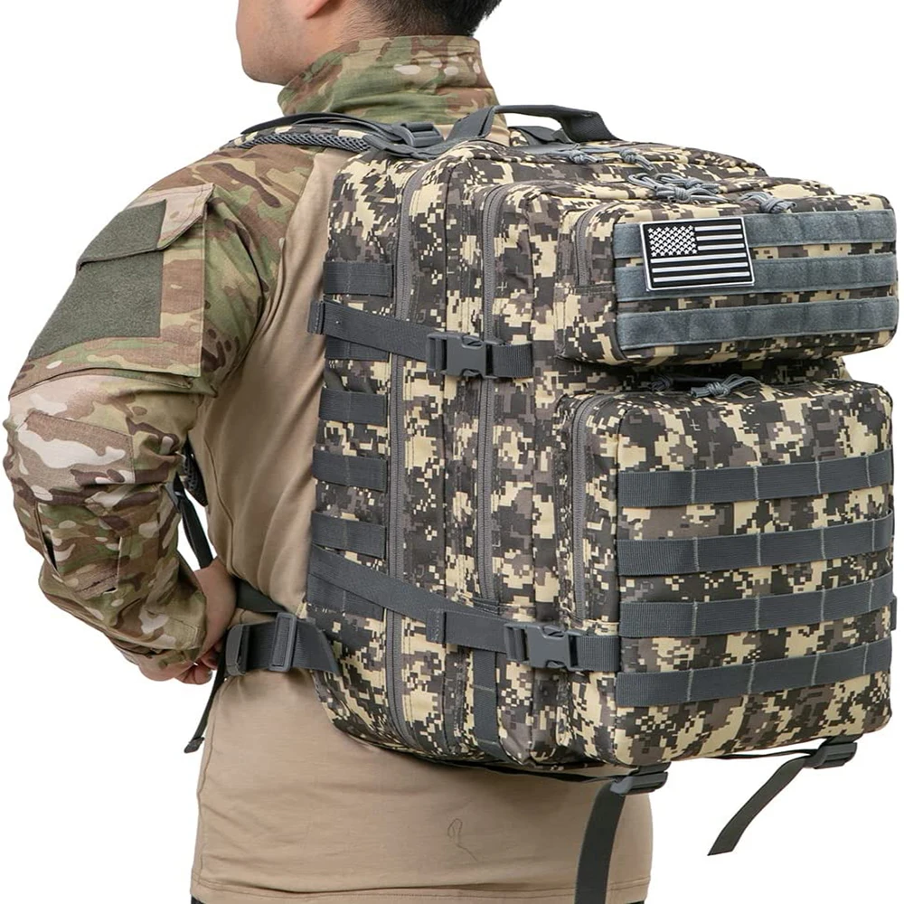 The new 50L military tactical backpack hunting camping bag travel army assault suitable for and hiking | Спорт и развлечения
