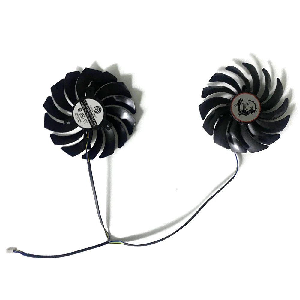 Кулер для видеокарты MSI GTX 1080/1070/1060 2 шт. охлаждение графической карты GTX1080/GTX1070 ARMOR 8G