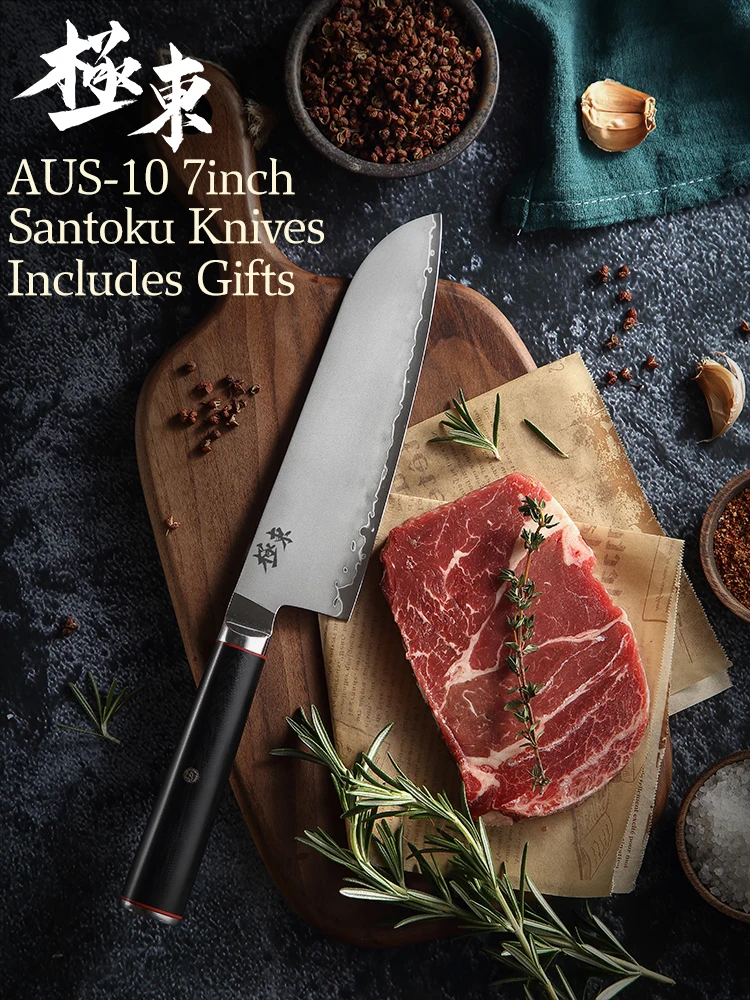 Японский нож из композитной стали AUS-10 ковающий шеф-повара Gyuto ножи для филеринга