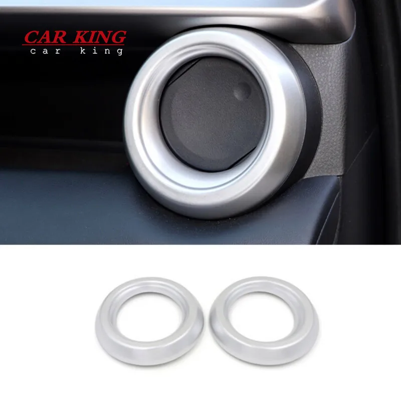 

For Toyota RAV4 RAV 4 2016-2018 ABS Matte Air Vent Outlet Cover Trim Ring Decoration Molding Interior Car Styling Accessories