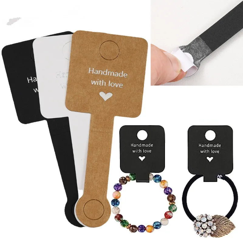 50 шт. набор бижутерии бумажная витрина для ожерелья/аксессуаров волос ювелирных