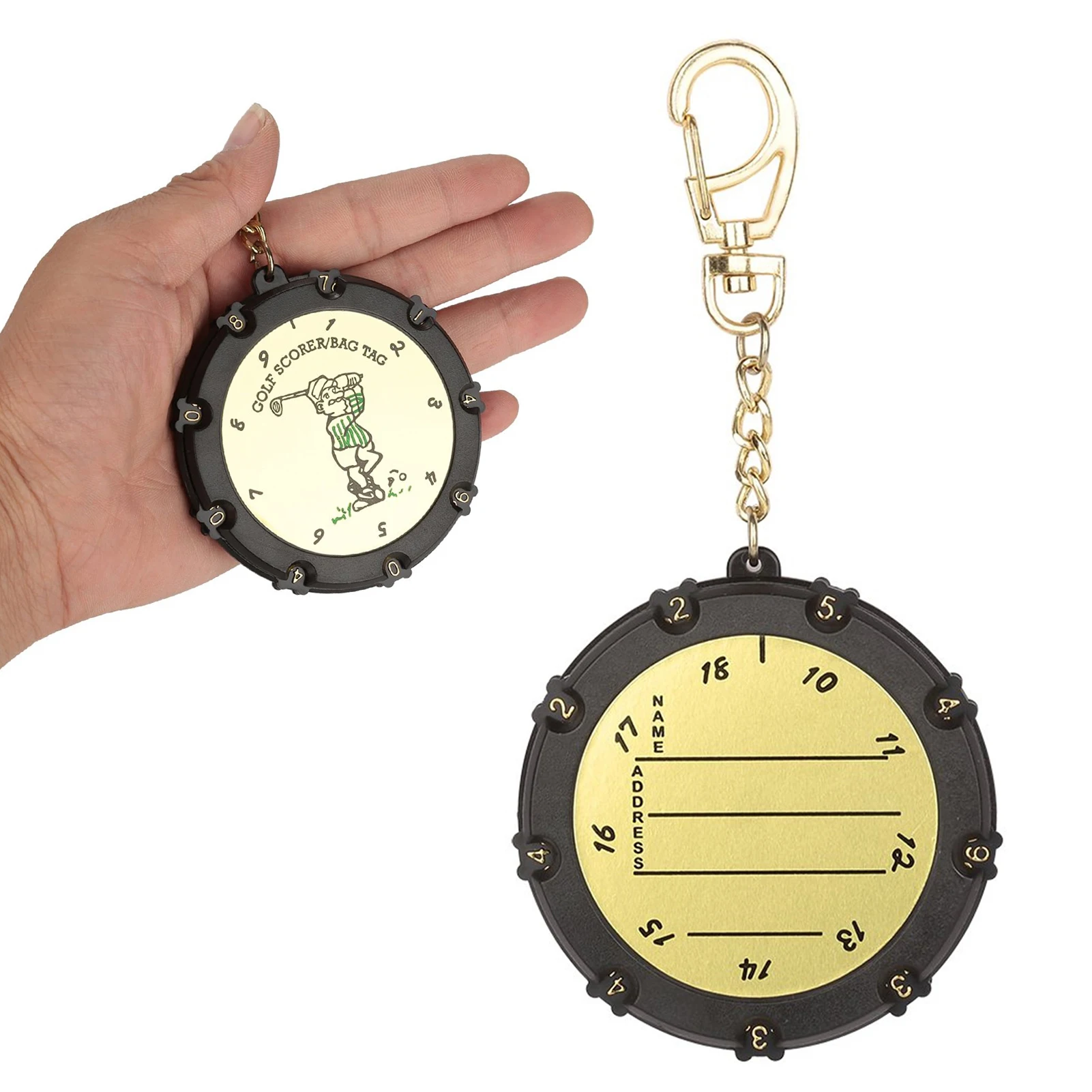 

Golf Score Counter Golf Stroke Counter Golf Score Counter Golf Score Counter 18 Holes Scoring Keeper With Number Wheels Mini