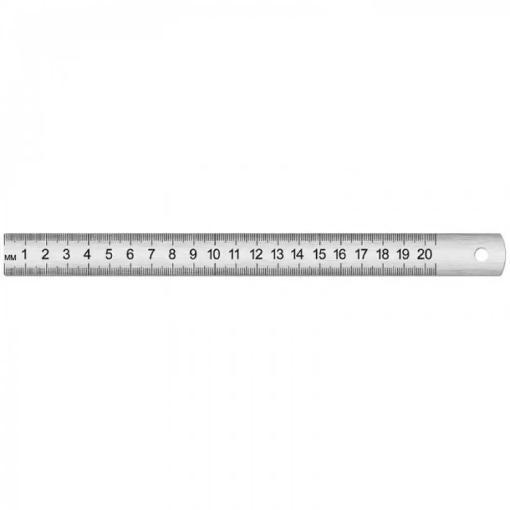 Спейс Линейка 20 см стальная ПВХ с европодвесом |