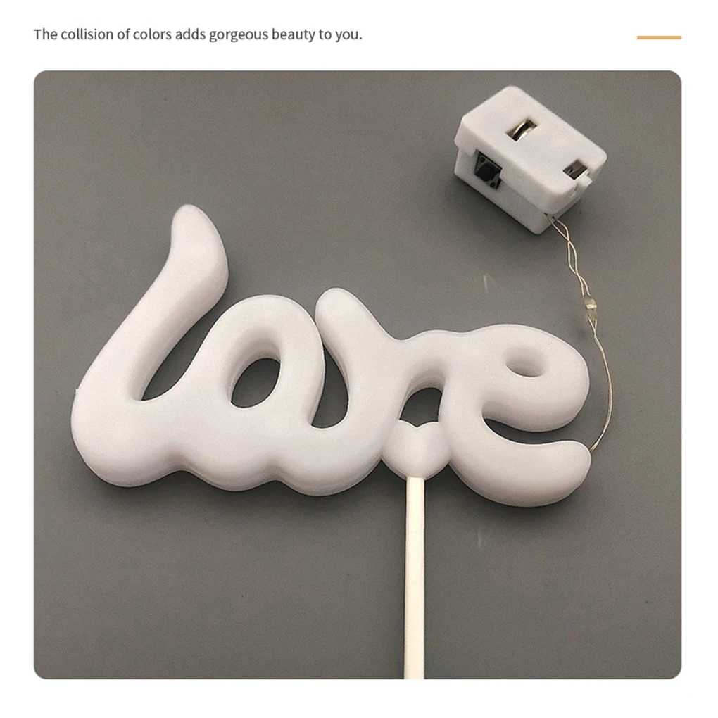 

Personalized LED Decoration Lamp Romantic Lights Sign Delicate Home Decor Light Wedding Indoor Outdoor Lawn Warm