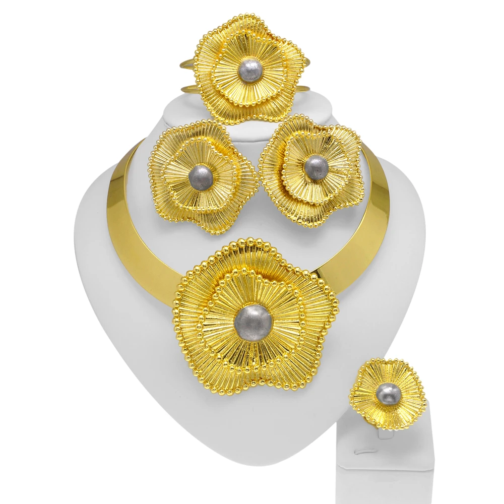 4 шт./комплект двухцветные бразильские ювелирные изделия