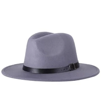 mens hat spring and summer big brim polite unisex british retro cover jazz hat stage performance cap