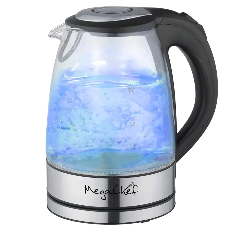 

1.7Lt. Glass and Stainless Steel Electric Tea Kettle
