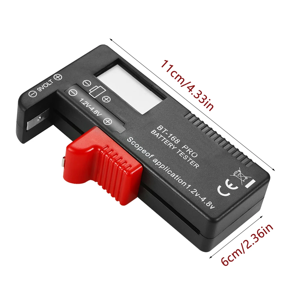 

BT-168 PRO 168D Digital Battery Capacity Tester Battery Capacity Tester Battery Testing Tool Universal Battery Tester