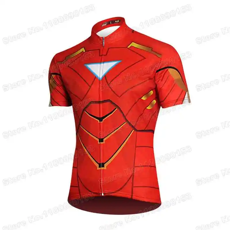 Популярная одежда для велоспорта с изображением героев 2022 велосипедная майка