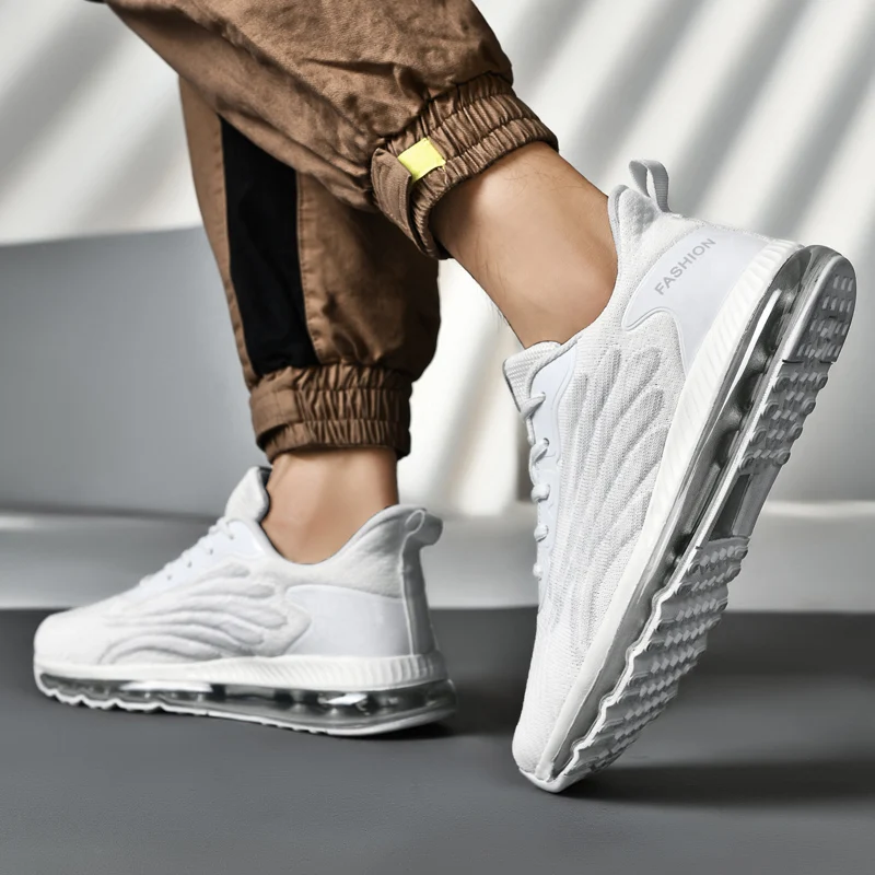 New Arrival Cushion Running Sneakers for Men Breathable Comfortable Sports Mens Sneakers Non-slip Training Fitness Male Shoes