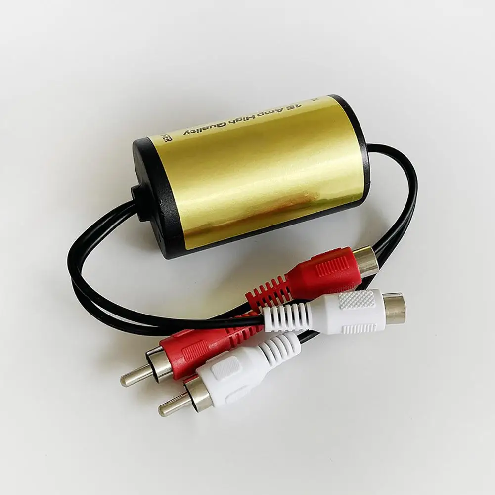 Подавитель аудиошума RCA заземляющая петля-ограничитель для автомобиля и