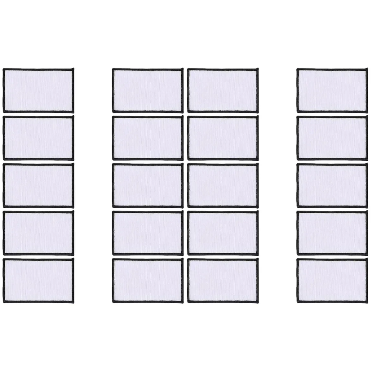 

20 pcs DIY Crafts Fabric Hat Patches for Backpacks Clothes Iron on for Hats Sublimation