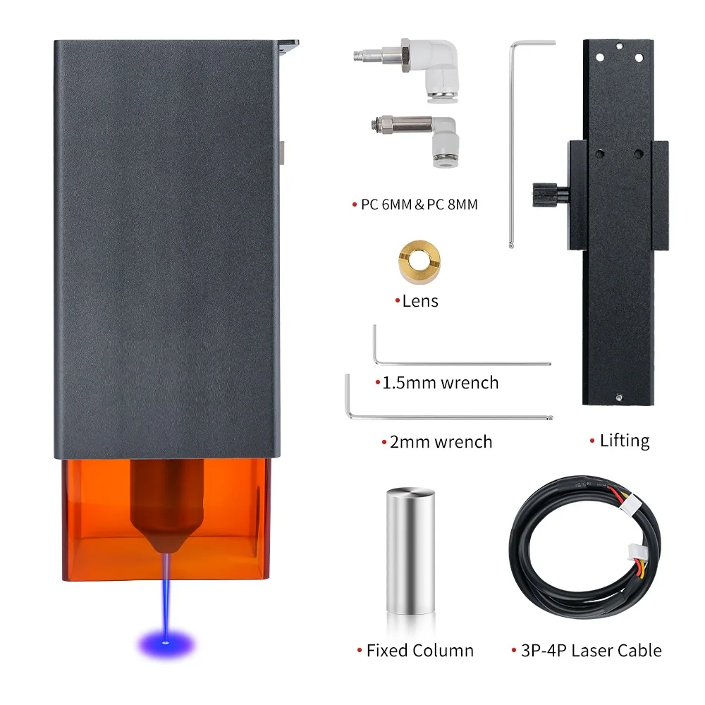 LY 20W Blue Laser Module True Power 450nm For Laser Cutting 