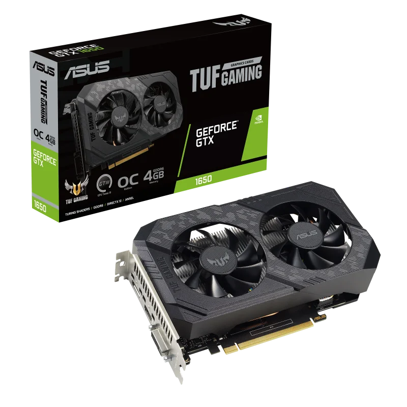 Asus TUF-GTX1650-O4GD6-P-V2-GAMING GeForce®Видеокарта OC Edition 4 Гб GDDR6