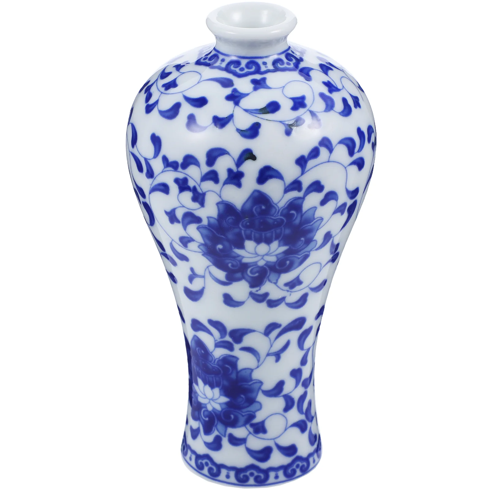 

Vase Flower Ceramic Pot Vases Succulent Pots Floral Planter Decorative Porcelain Chinese Modern White Planters Mini Blue Garden