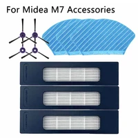 for midea m7 i10 m71cn parts smart home main side brush hepa filter mop rag cloth kit sweeping robot vacuum cleaner accessories