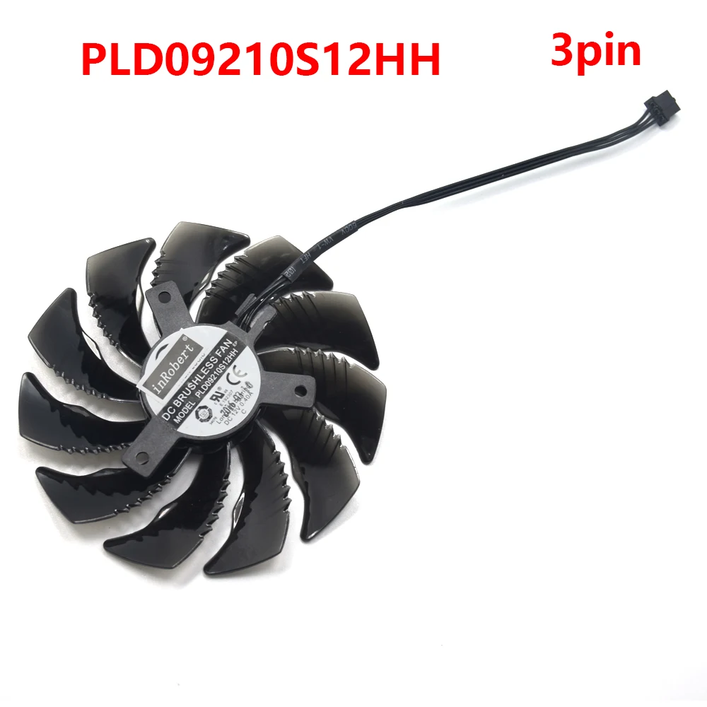 ПЛД09210С12ХХ 12В 0.40А Кулер Вентилятор GTX1050 RX560 RX550 Для Gigabyte Geforce GTX 1050 1050Ti RX 550 560 Mini ITX G1 On.