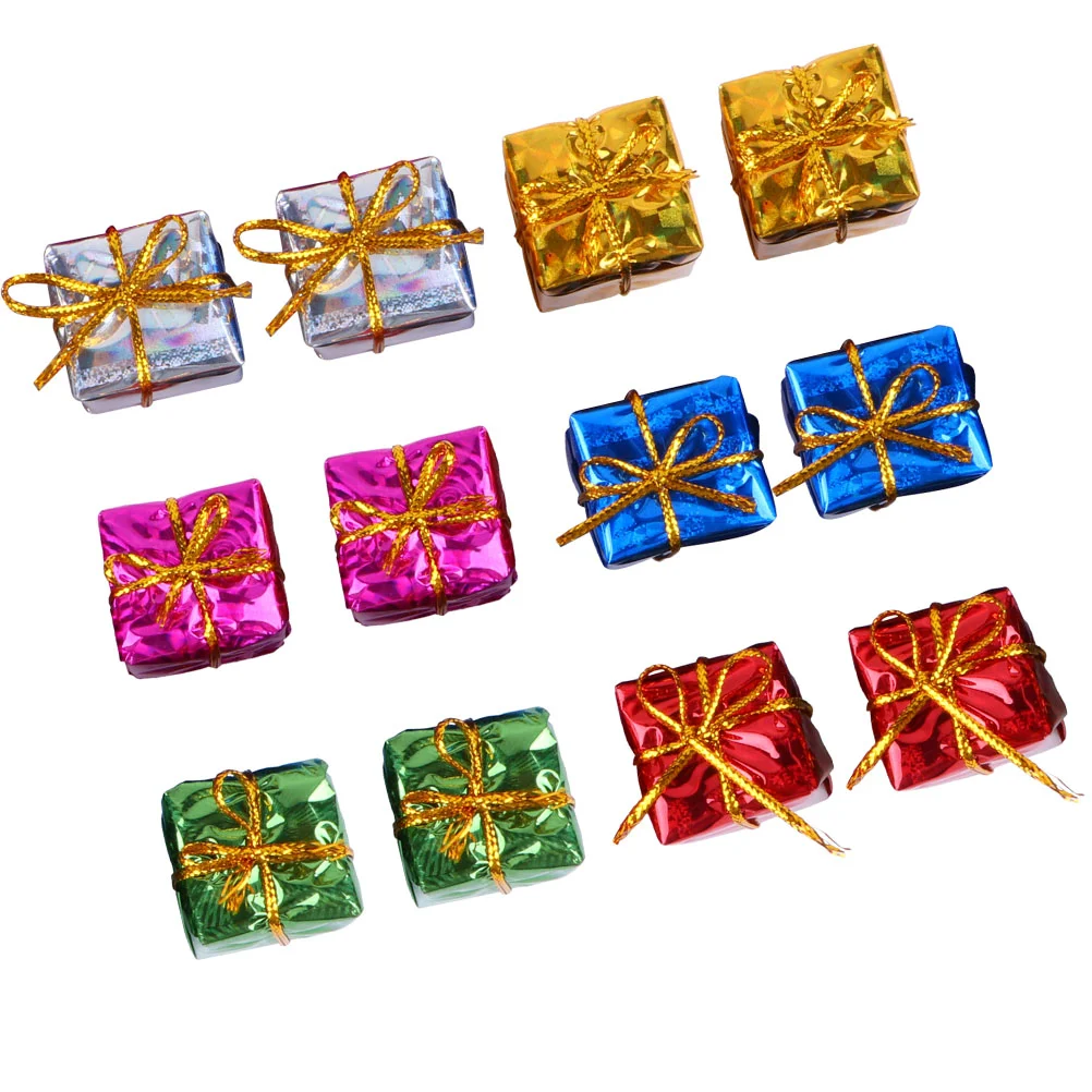 

Christmas Tree Ornaments Boxes Hanging Gift Box Decorations Decoration Mini Xmaspendant Pendants Festival Wrappedornament