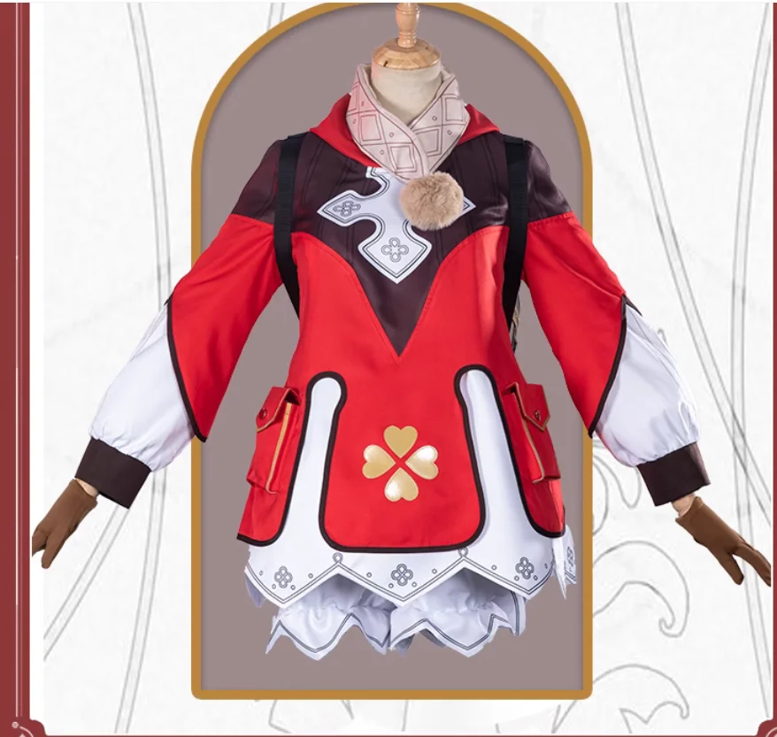 Аниме игра Genshin Impact cos одежда Wendi Keqing Keli рюкзак милый Luoli косплей для женщин