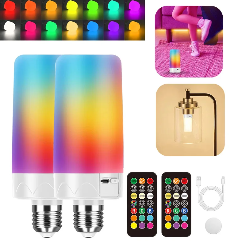 

Перезаряжаемая цветная светодиодная лампа YK32-05