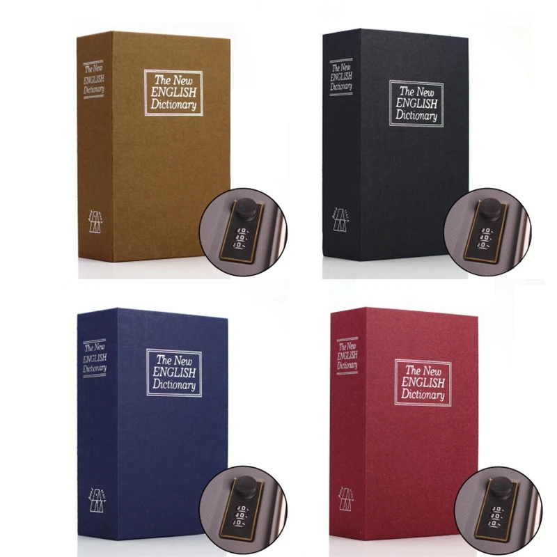 

Креативный домашний сейф для книг, металлический безопасный замок, Стандартная защита с паролем