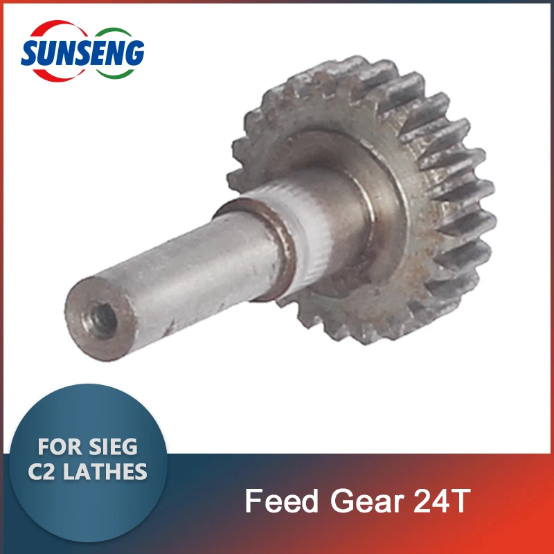 

Feed Gear 24T for SIEG C2-082&C3-082&JET BD-6&JET BD-7&Grizzly G8688&Grizzly G0765 Lathe Parts