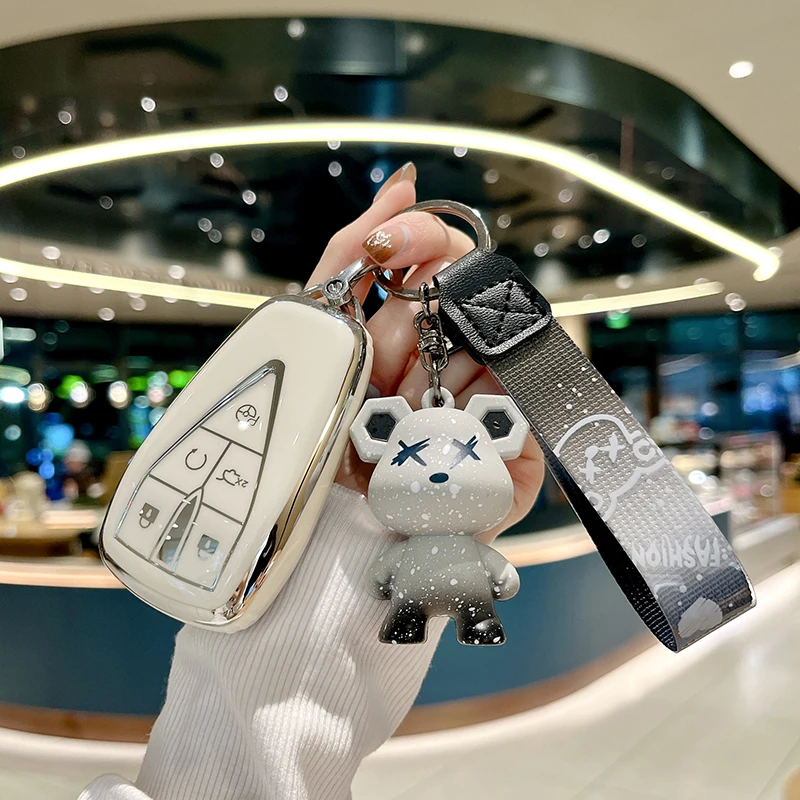 

Автомобильный брелок для дистанционного ключа, полная обложка, брелок для Changan CS35 PLUS X7 3/5, модный автомобильный брелок для ключей, аксессуары, брелок для ключей