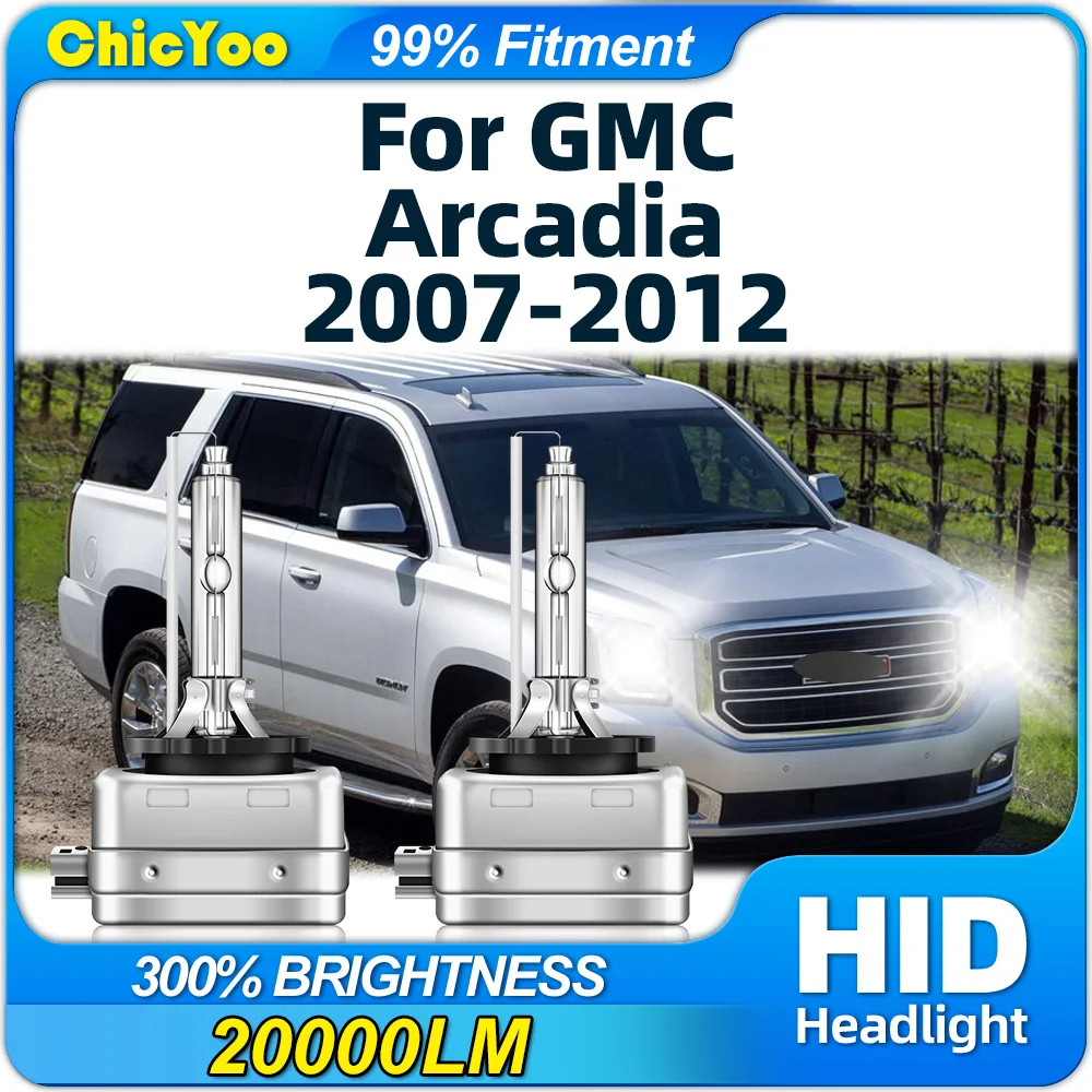 2 шт. ксеноновые лампы для передних фар 12 В 6000 лм D1S 2007 K GMC Arcadia 2008 2009 2010 2011 2012